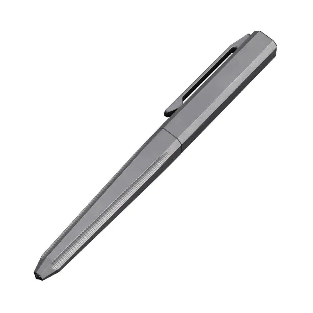 Faceted Titanium Tactical Pen product view 1