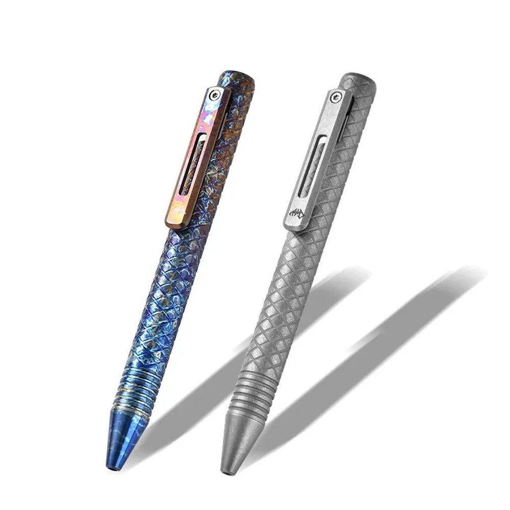 Textured Bolt Action Titanium Pen product view 1