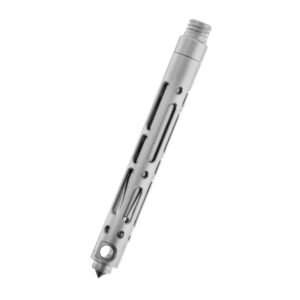 Mini hollow-body titanium tactical pen with tungsten steel glass-breaker tip