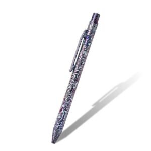 Pioneer ZSB032 titanium bolt-action pen with multicolor camouflage finish
